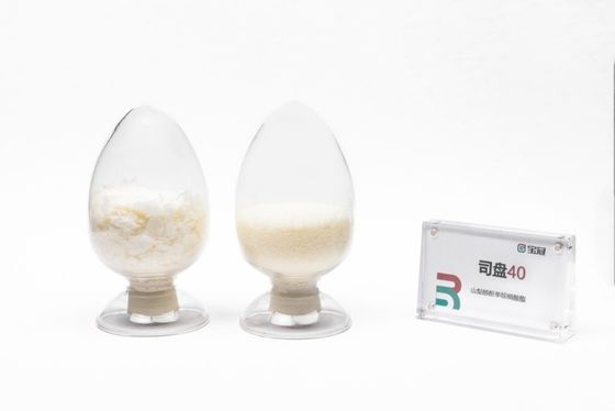 Span40 Sorbitan Monopalmitat S-40 Hellgelb wachsförmiges Festgefühl Als Emulsionsstabilisator bei der Polymerisation von Lotionen verwendet